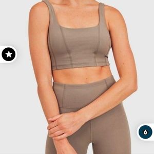 Mono b sunset mocha sports bra & legging set